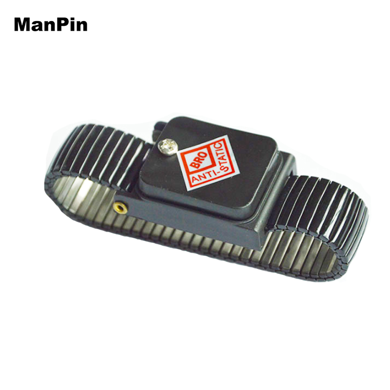 Electronic Repairing - สายรัดข้อมือไฟฟ้าสถิตสายปล่อยไฟฟ้าสถิตสายรัดข้อมือนำกลับมาใช้ใหม่เครื่องมือซ่อมโทรศัพท์แบบปรับได้